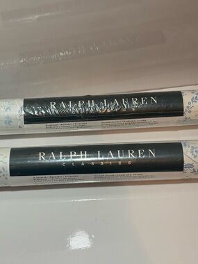 Vtg Ralph Lauren Classics Wallpaper 2 ROLLS Floral Double Roll LCW27044W Vinyl